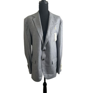 NWT Men's Thom Hudson Gray Wool & Silk Sport Coat Blazer Size 42R